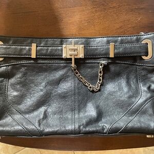 Rachel Zoe leather clutch